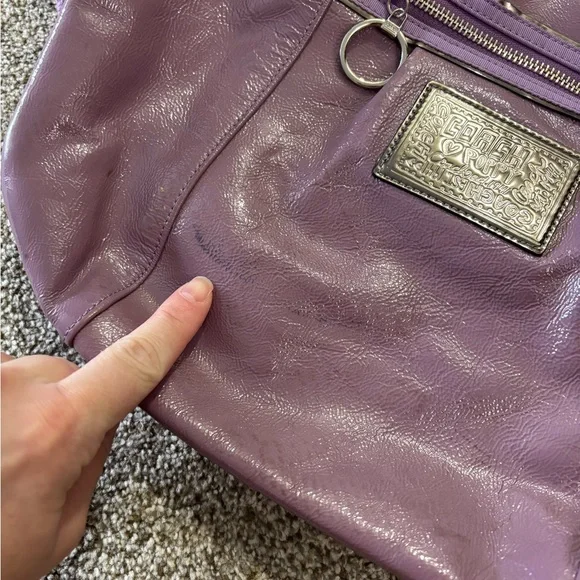 Purple Coach *Poppy* Women's Bag - Picture 5 of 16